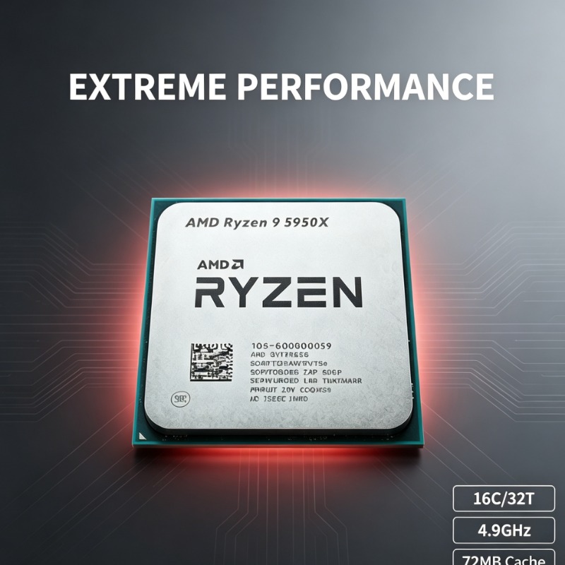 Cpu Cooler - Procesador AMD Ryzen9 5950X de 16