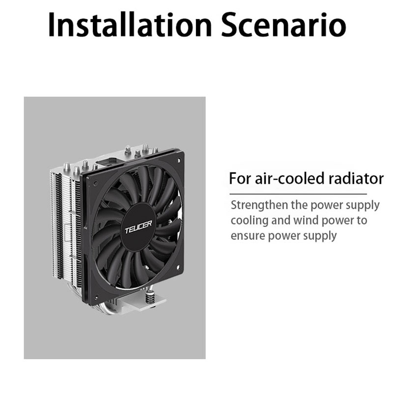 TEUCER TE-12012 ventilador de  - Gpu Cooler reseña y precio