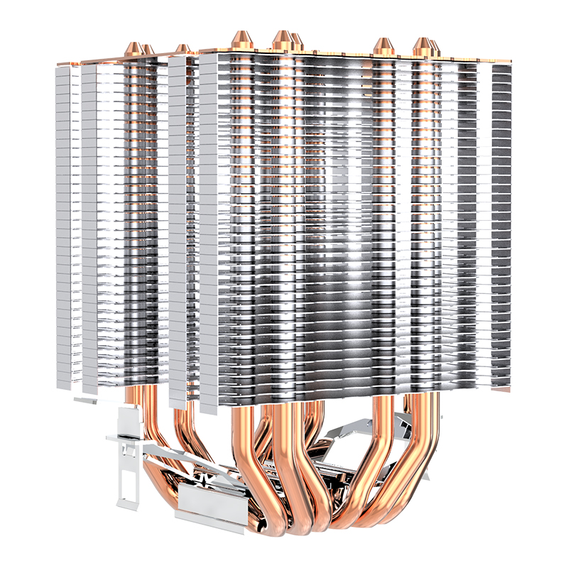 Enfriador de CPU de 6 tubos de - Cpu Fan reseña y precio