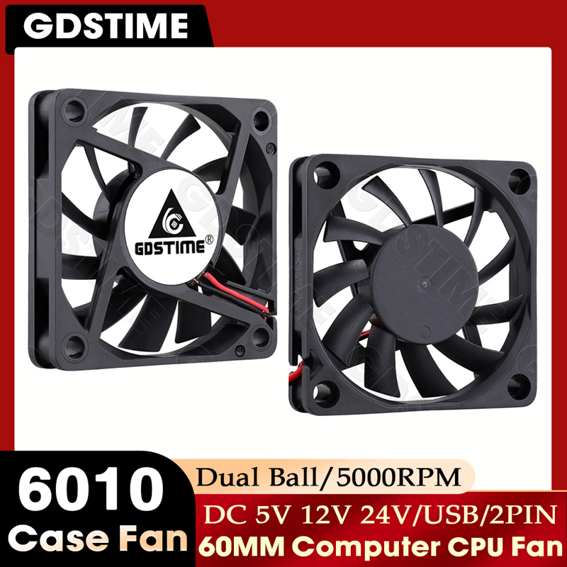Ventilador GDSTIME de 60 mm, 2 - Gpu Cooler reseña y precio