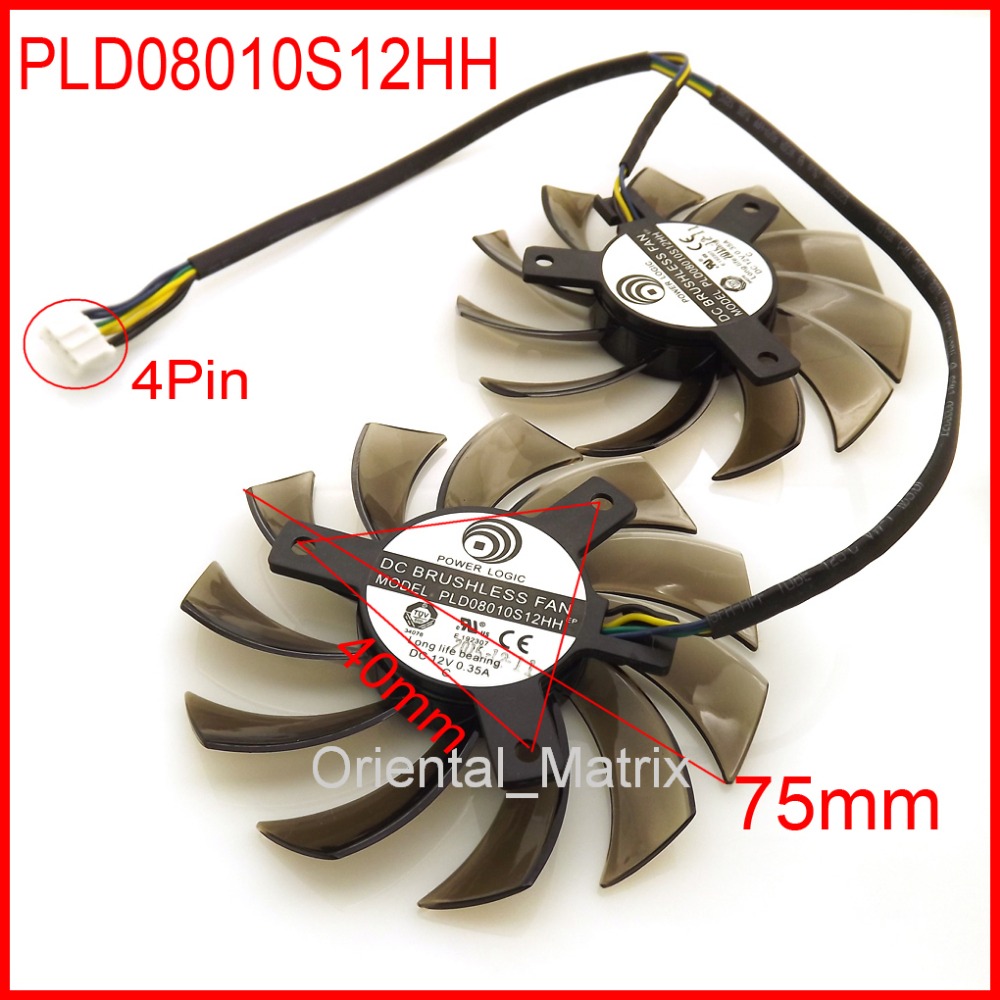 PLD08010S12HH 75mm 12V 0.35A p - Air Cooler Cpu reseña y precio